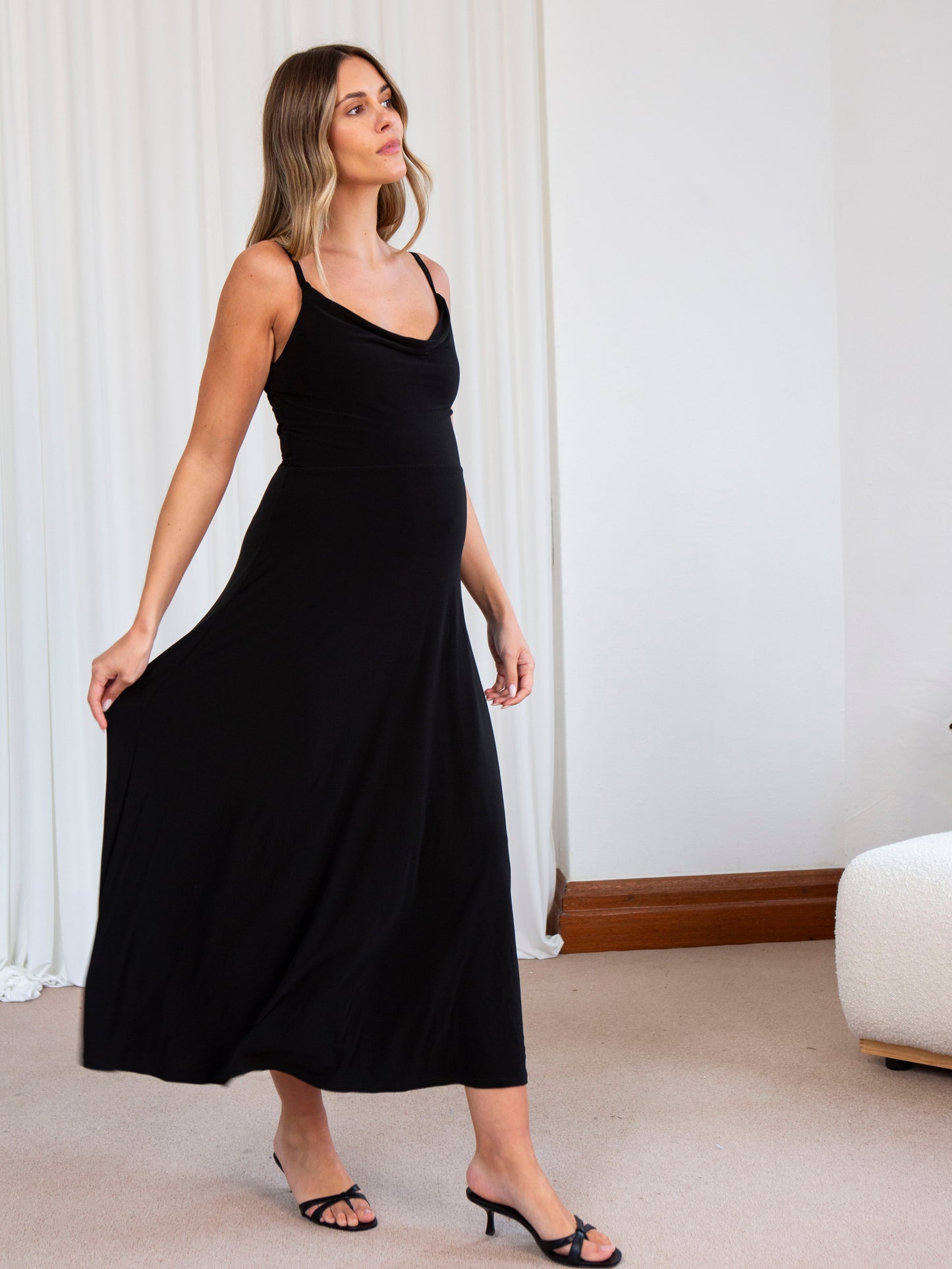 Lulah Drape Maxi Dress