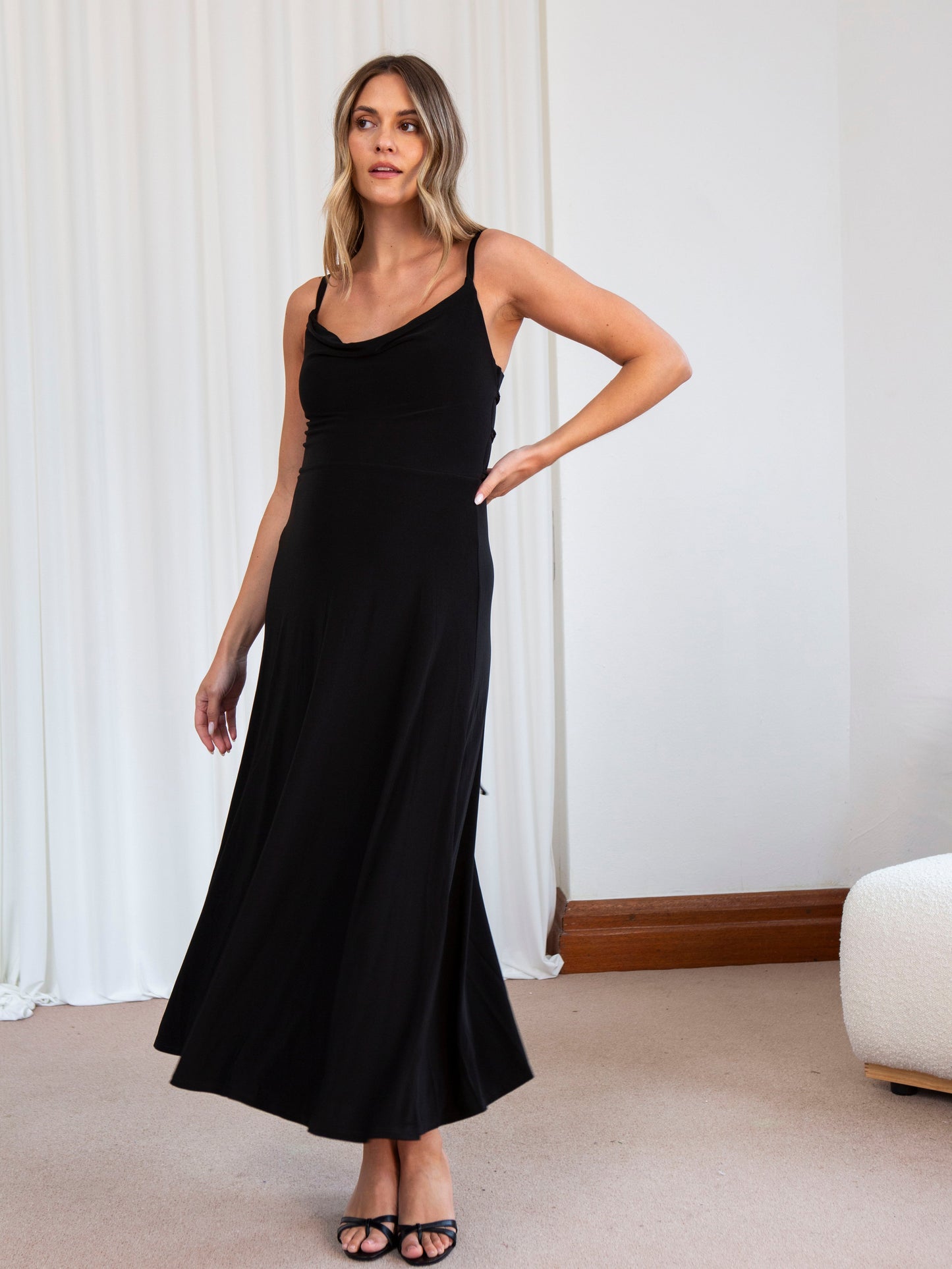Lulah Drape Maxi Dress