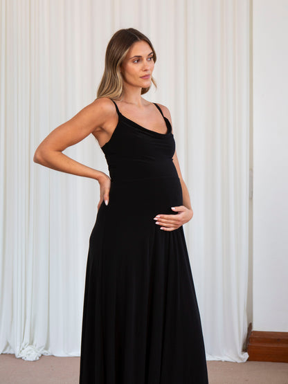 Lulah Drape Maxi Dress